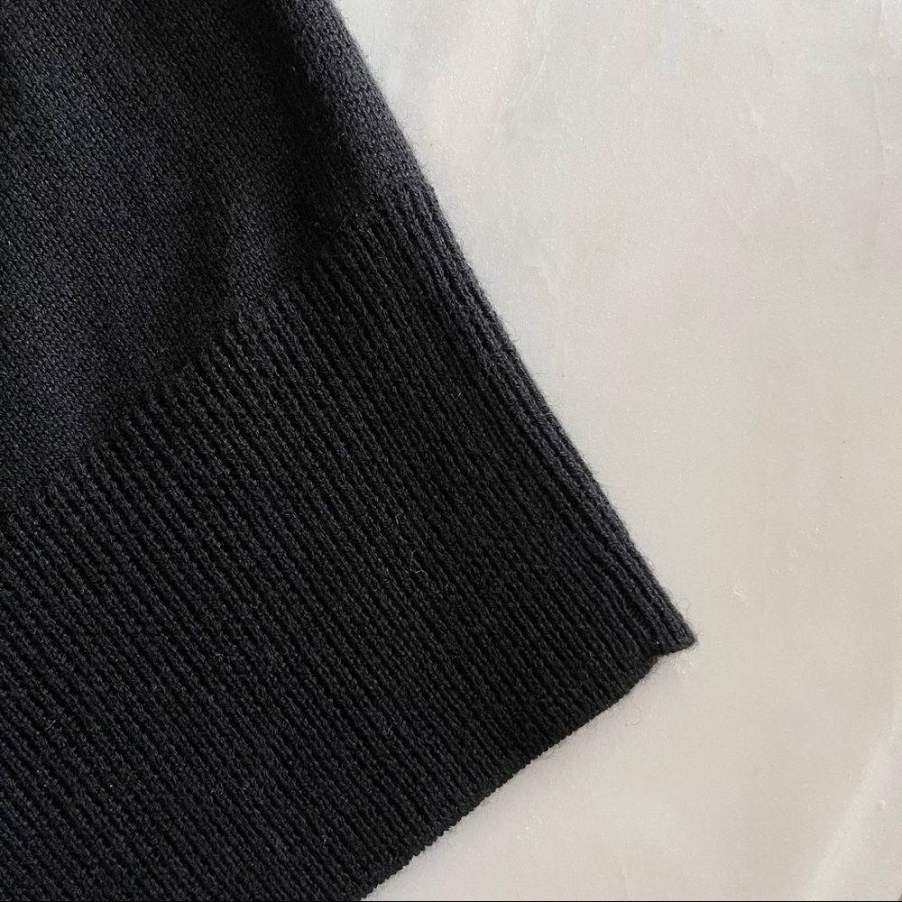 Joie Catriona Wool Silk Mini Dress Black Sz S - Picture 10 of 10